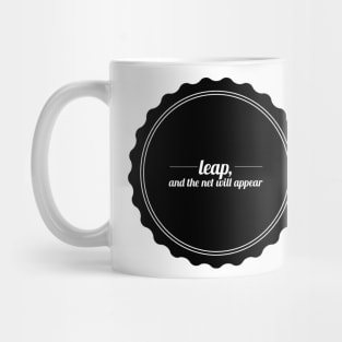 Leap and the net will appear Mug